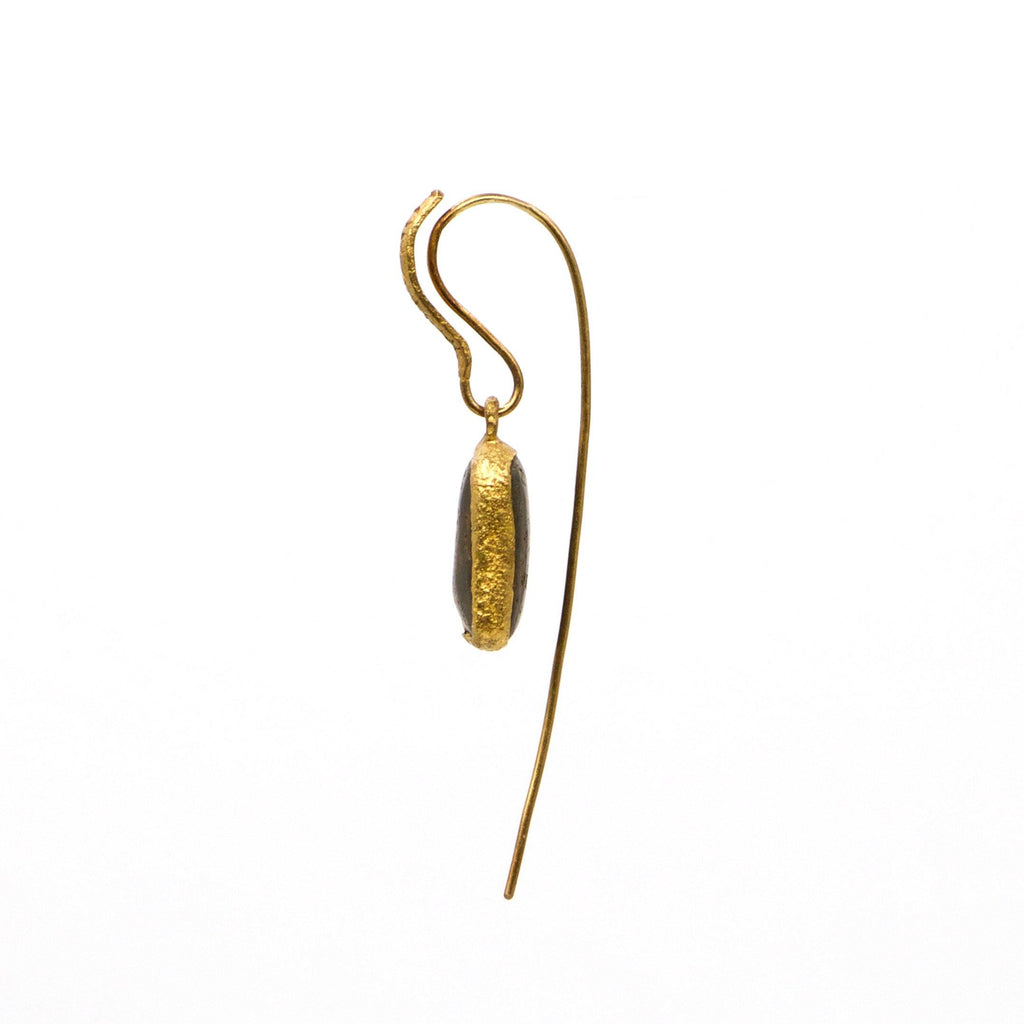 Earrings.. 22k gold - The LoU Zeldis Collection.... 