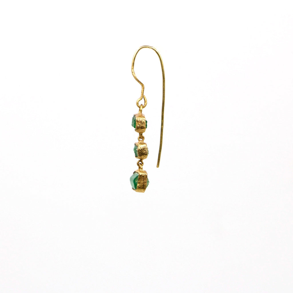 Earrings.. 22k gold - The LoU Zeldis Collection.... 