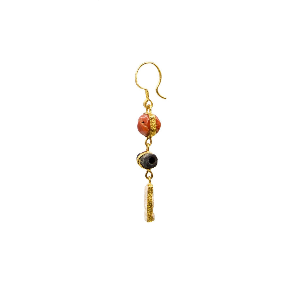 Earrings.. 22k gold - The LoU Zeldis Collection.... 