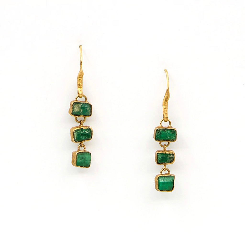 Earrings.. 22k gold - The LoU Zeldis Collection.... 