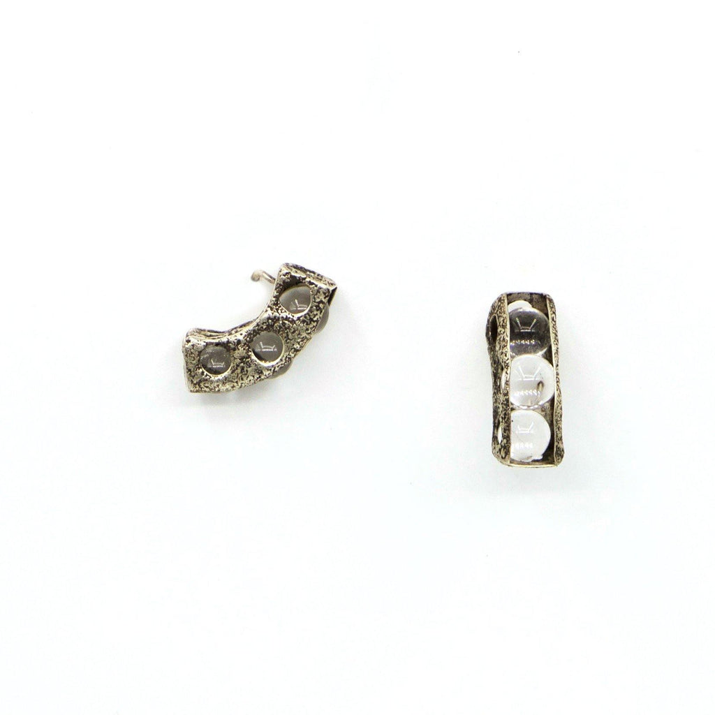 Earrings.. sterling silver - The LoU Zeldis Collection.... 