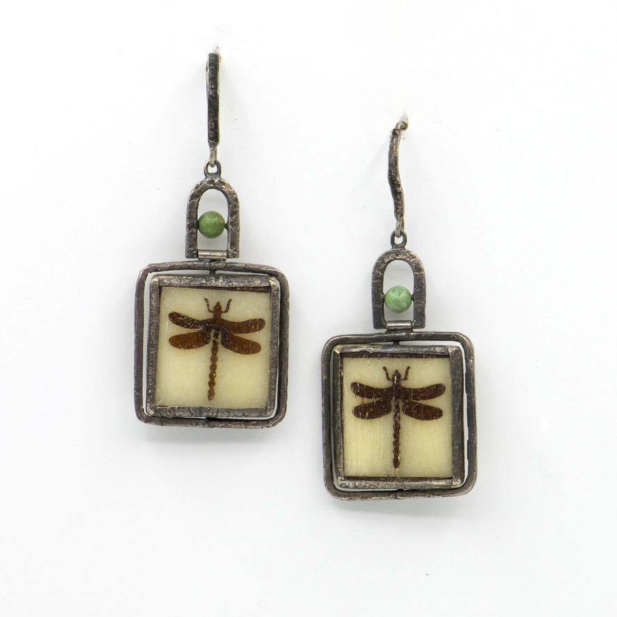 Earrings.. sterling silver - The LoU Zeldis Collection.... 