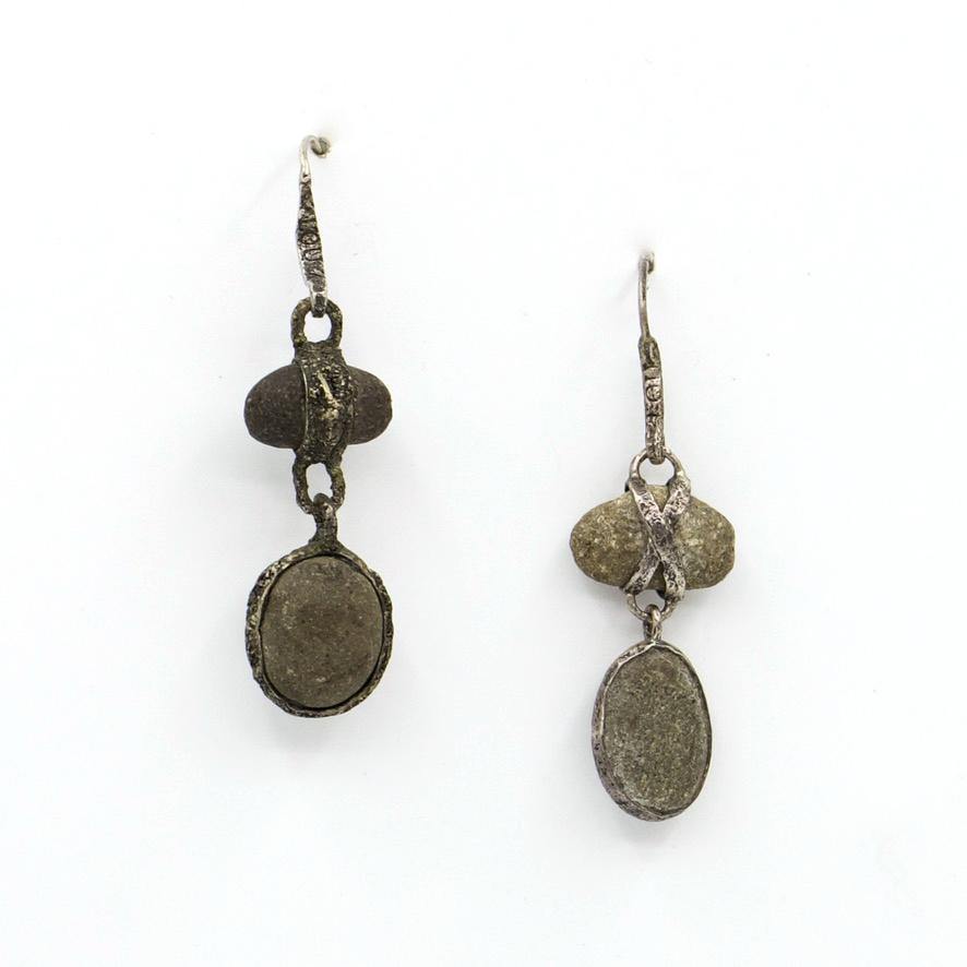 Earrings.. sterling silver - The LoU Zeldis Collection.... 