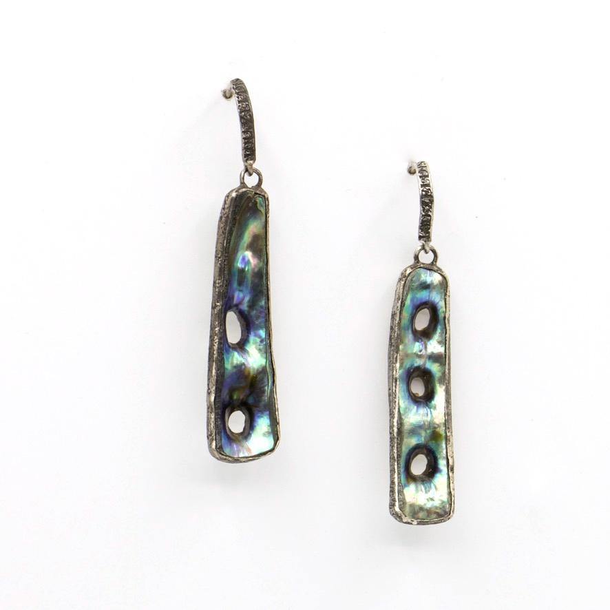 Earrings.. sterling silver - The LoU Zeldis Collection.... 