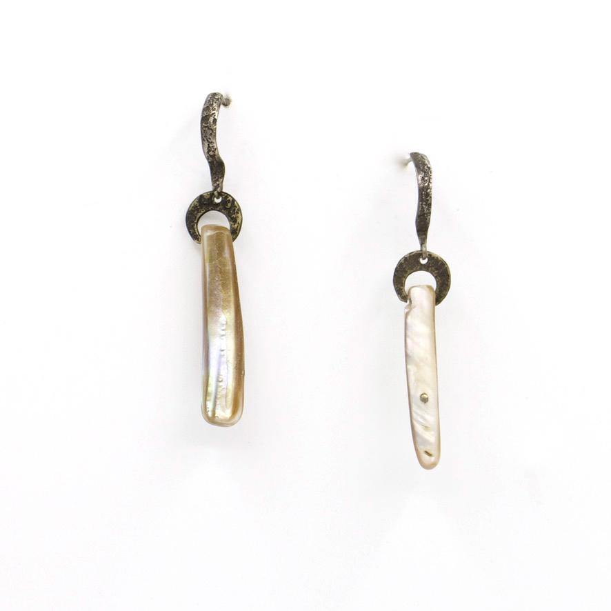 Earrings.. sterling silver - The LoU Zeldis Collection.... 