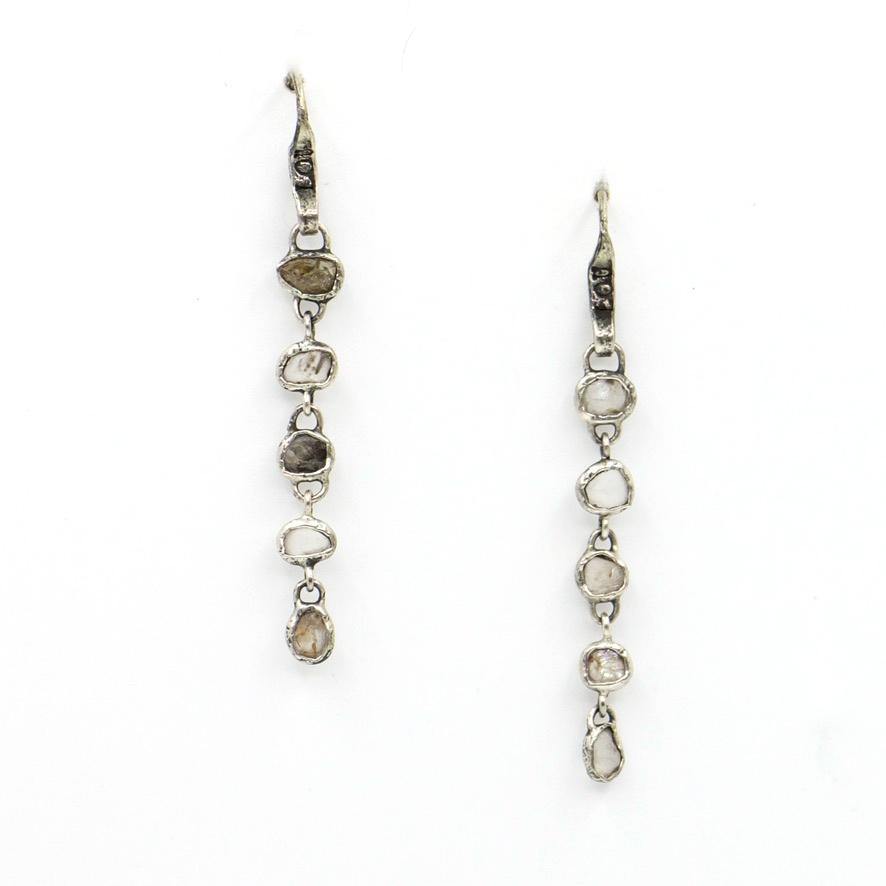 Earrings.. sterling silver - The LoU Zeldis Collection.... 
