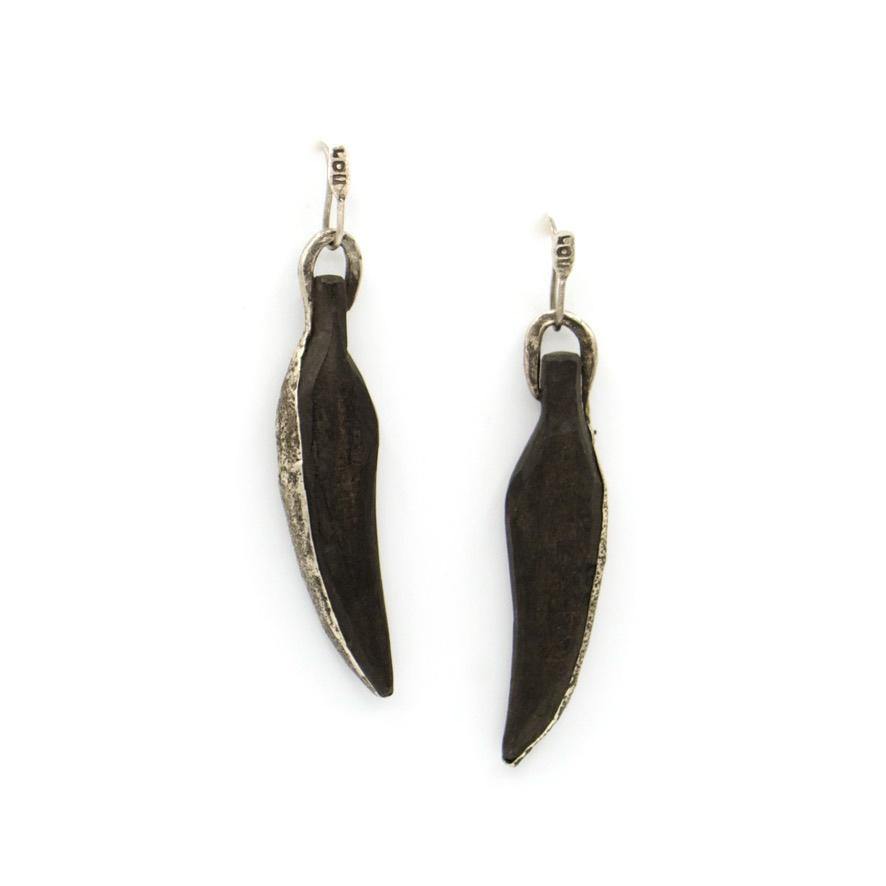 Earrings.. sterling silver - The LoU Zeldis Collection.... 