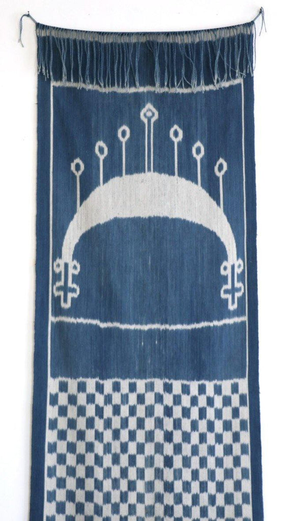 Indigo Dyed Ikat.. - The LoU Zeldis Collection.... 