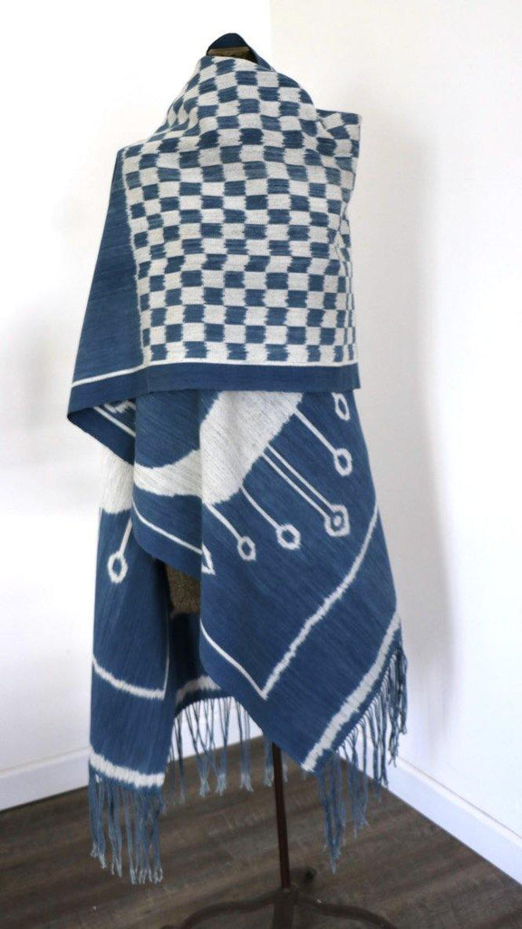 Indigo Dyed Ikat.. - The LoU Zeldis Collection.... 