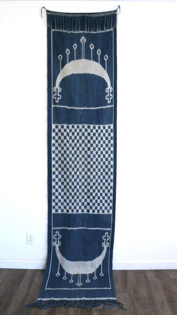 Indigo Dyed Ikat.. - The LoU Zeldis Collection.... 