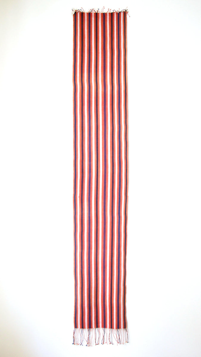 Red, White and Blue Striped Weaving