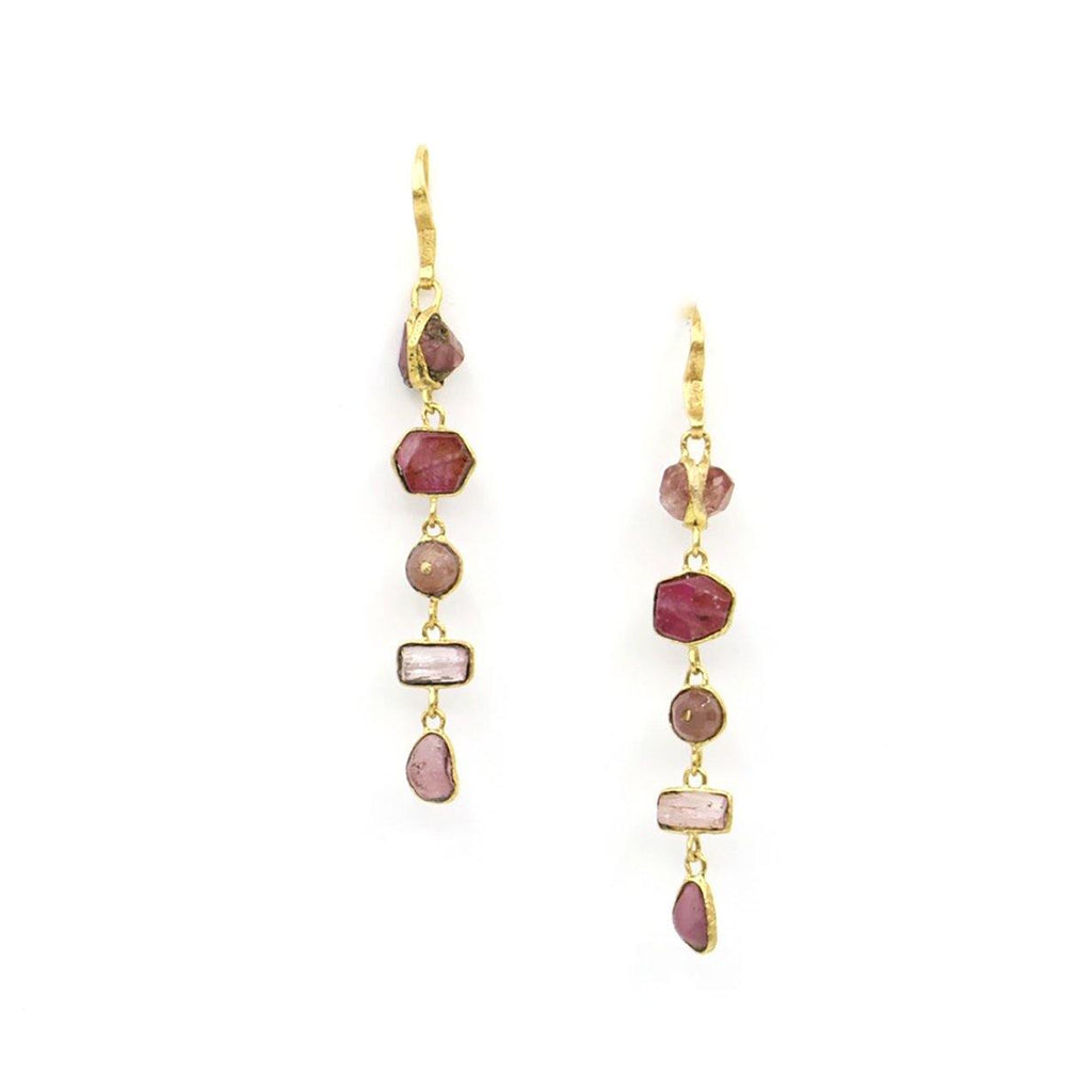Earrings.. 22k gold - The LoU Zeldis Collection.... 