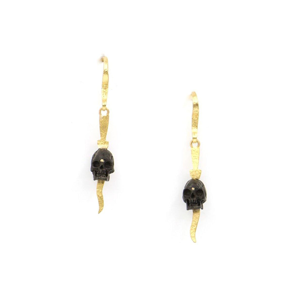 Earrings.. 22k gold - The LoU Zeldis Collection.... 