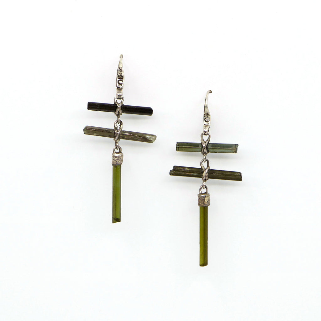 Earrings.. sterling silver - The LoU Zeldis Collection.... 