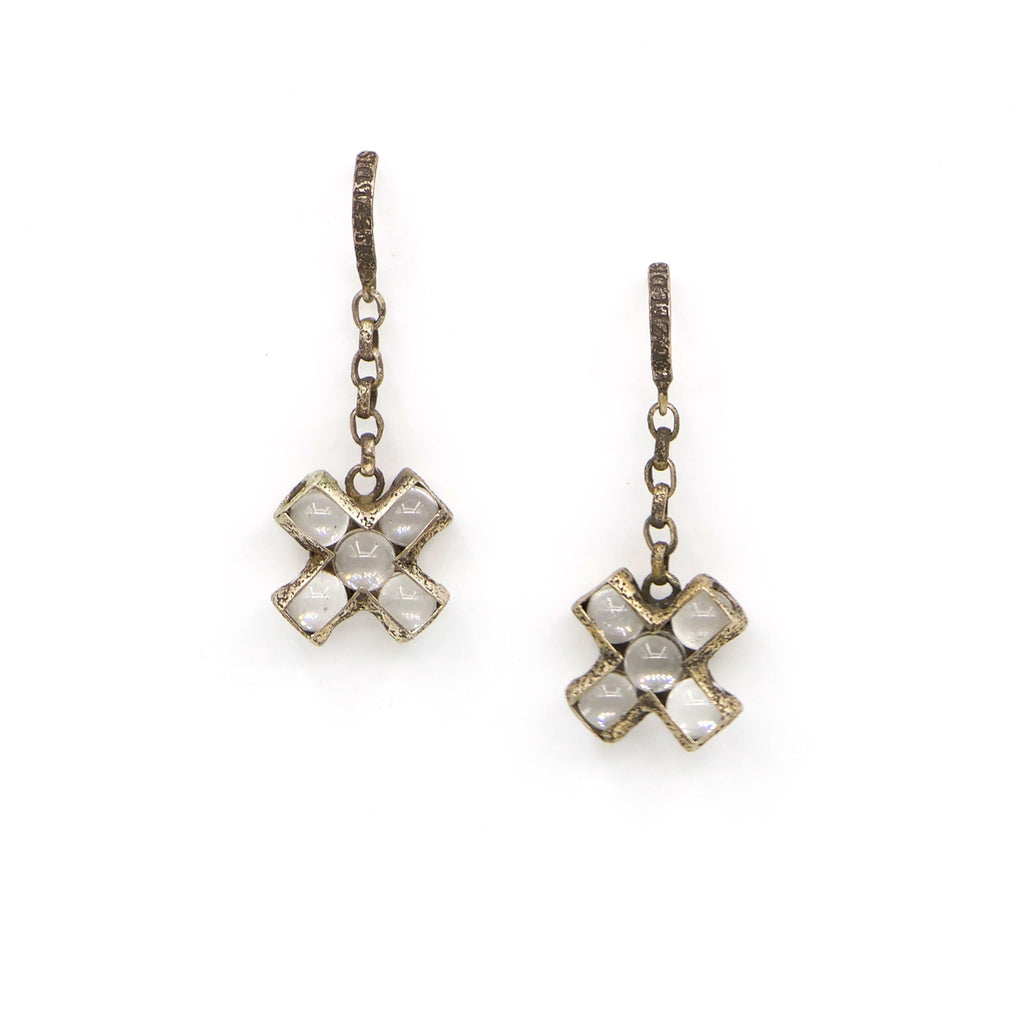 Earrings.. sterling silver - The LoU Zeldis Collection.... 