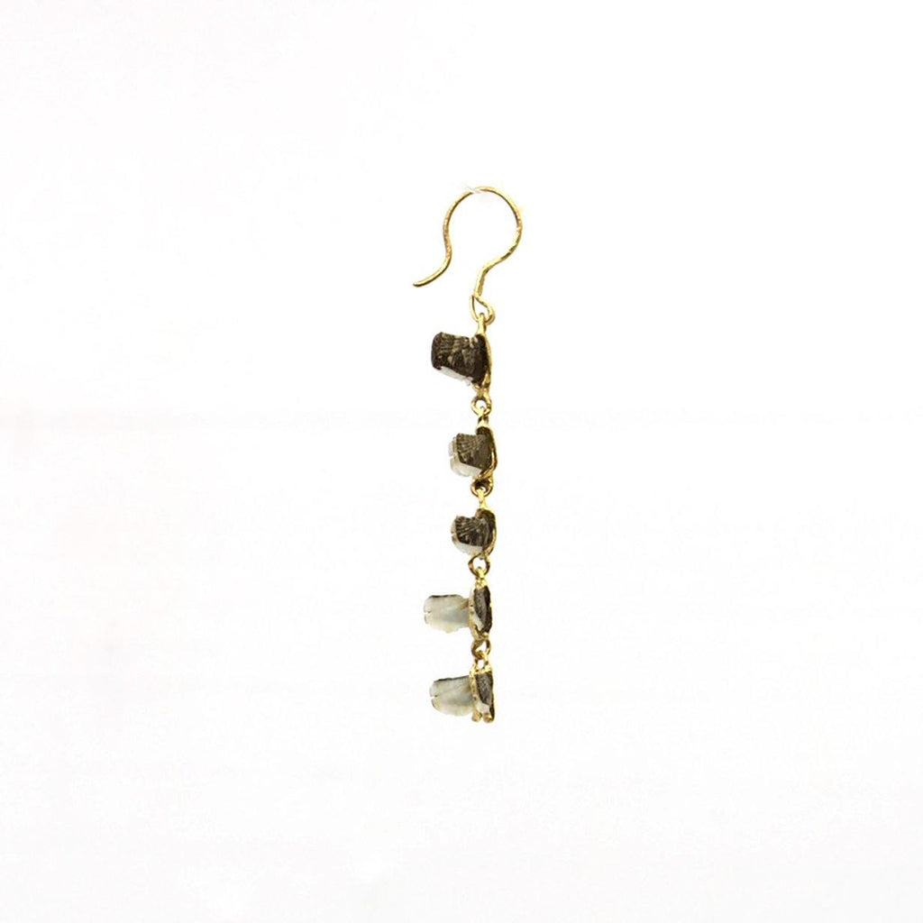 Earrings.. 22k gold - The LoU Zeldis Collection.... 